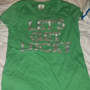 Let's get lucky PINK shirt
